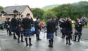 Pipe band preparing