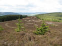 Art installation on the Southern Upland Way