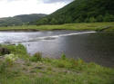 Site of the dam and fish ladded