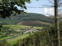Looking down from Plora